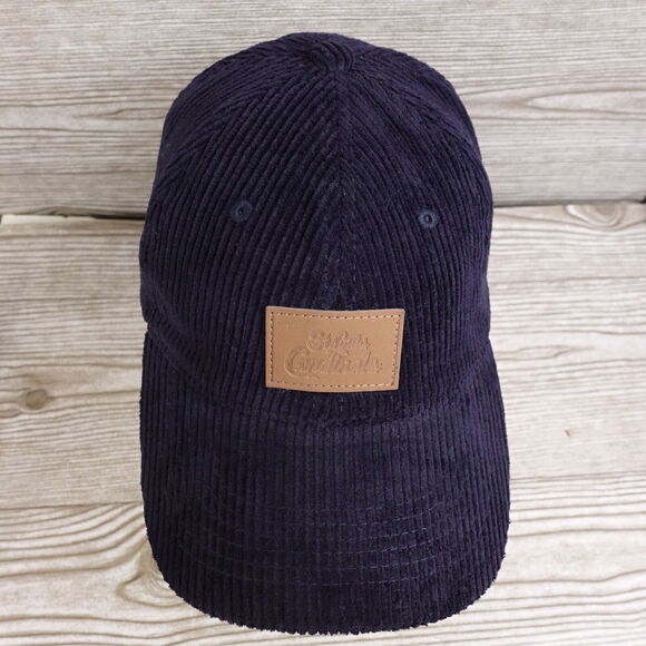 ST LOUIS CARDINALS SGA STADIUM GIVEAWAY BLUE CORDUROY STRAPBACK HAT CAP - Picture 3 of 8